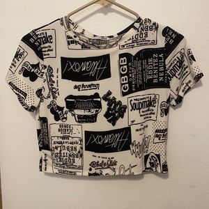 Cute black & white shirt for sale!!